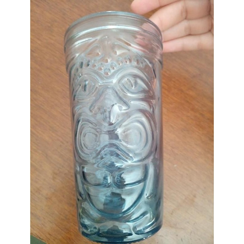 Verre tiki 50cl bleu