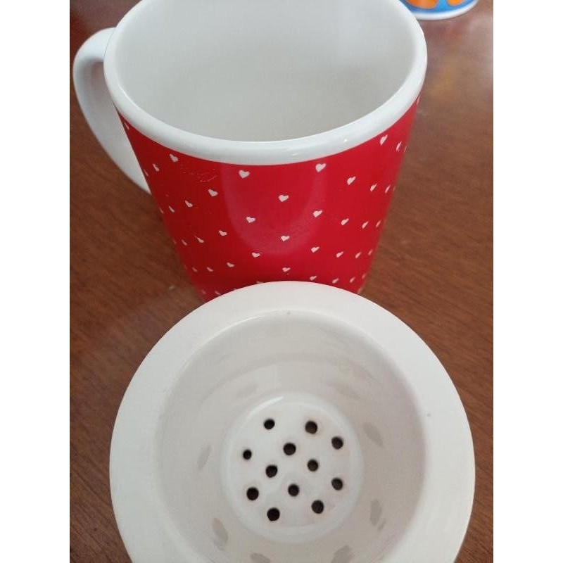 Tasse à thé coeur