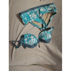 Bikini 2 pièces bleu TAILLE M