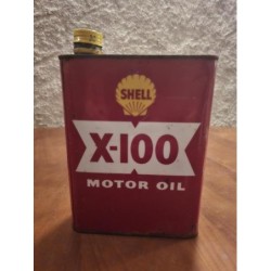 Ancien bidon shell vintage