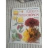 LIVRE FLEURS EN PAPIER CREPON