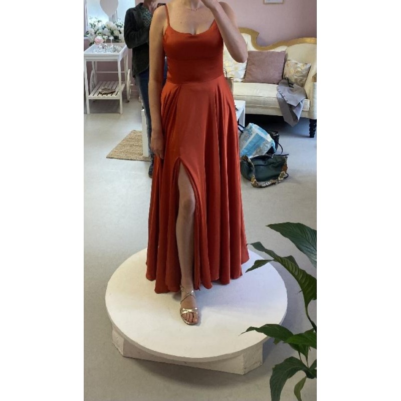 Robe cérémonie terracotta  TAILLE 38