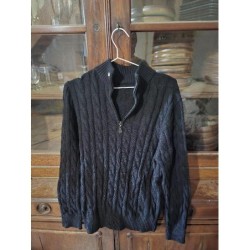 Pull noir homme TAILLE M