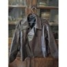 Veste marron cuir TAILLE L