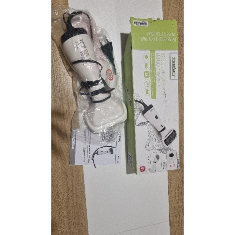 Brosse soufflante pour animaux 