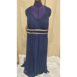 Robe de cocktail bleu...