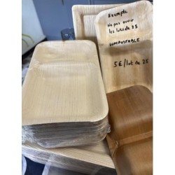 Lot de 25 Assiettes double...