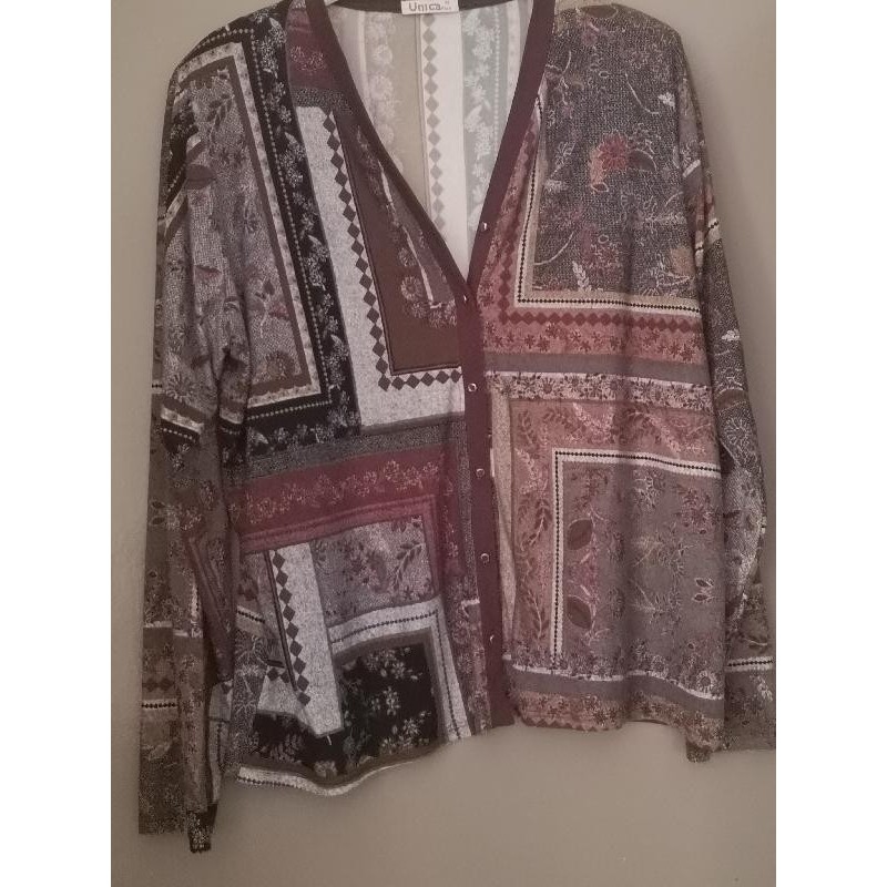 CHEMISIER BORDEAUX  A 5 TAILLE 48/ 50