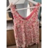 Haut été fleuri rose TAILLE 40/42