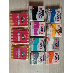 Lot 11 pâtes Fimo / Colorem