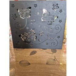 Lampe motifs papillons 