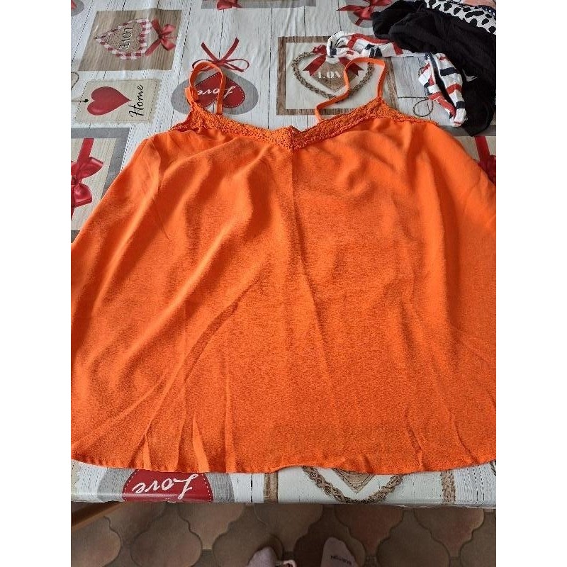 Débardeur femme orange 44  TAILLE 44