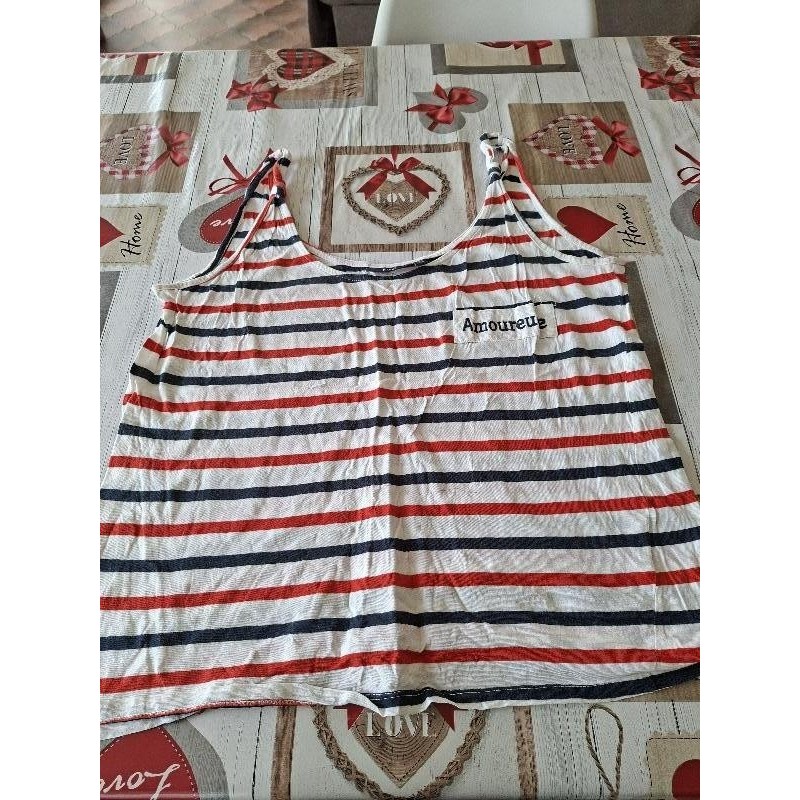 Débardeur femme 42 marinière kiabi TAILLE 42