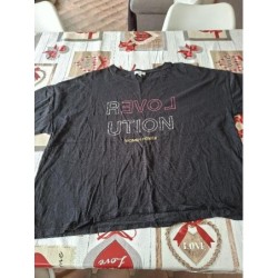 Tee-shirt femme noir 42 la...