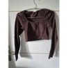 Petit haut prune TAILLE XS