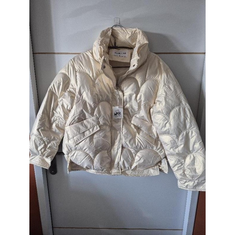 Doudoune DIABLESS "écaille" de couleur crème/silver TAILLE M