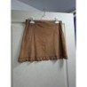 Jupe en daim marron  TAILLE L