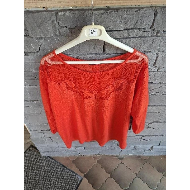 Haut orange yessica  TAILLE 44
