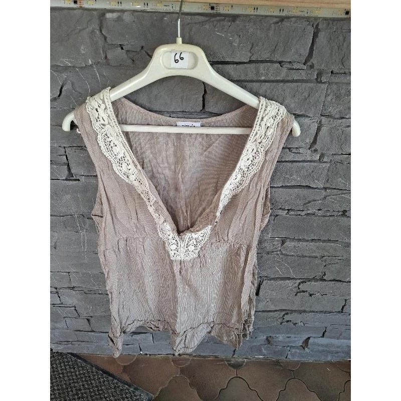 Haut décolleté beige pimkie  TAILLE 44