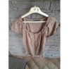 Tee-shirt marron.46/48 kiabi TAILLE 46/48
