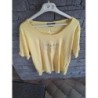 Tee-shirt jaune femme 46/48 TAILLE 46/48