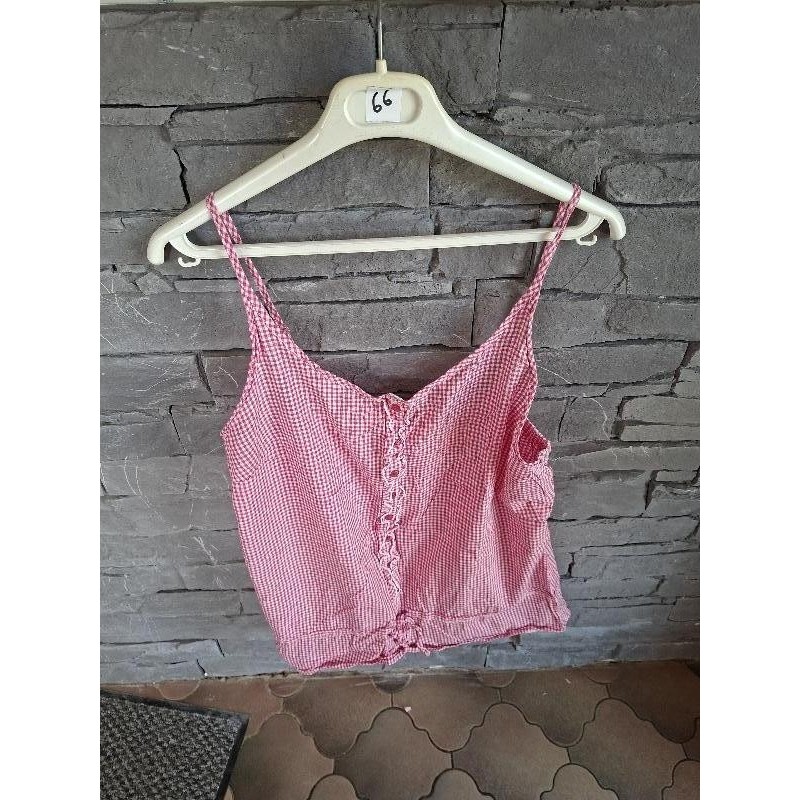 Haut a carreaux rose et blanc 44 TAILLE 44