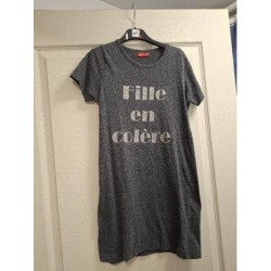 Robe fille en colère 10 ans...