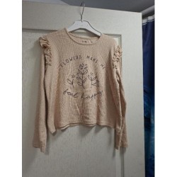 Pull flowers 10 ans TAILLE...