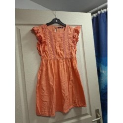 Robe corail fille 10 ans...