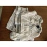 Ensemble  bébé  gris blanc  TAILLE 3mois 