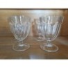 1 lot de de 4 verres à  pied
