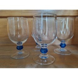 1 lot de 4 verres à pied