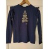 Pull bleu Lulu Castagnette  TAILLE 12a