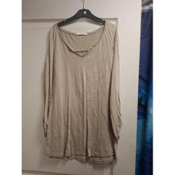 Blouse beige camaieu 